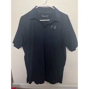 Men's Blue Under Armour Polo Large